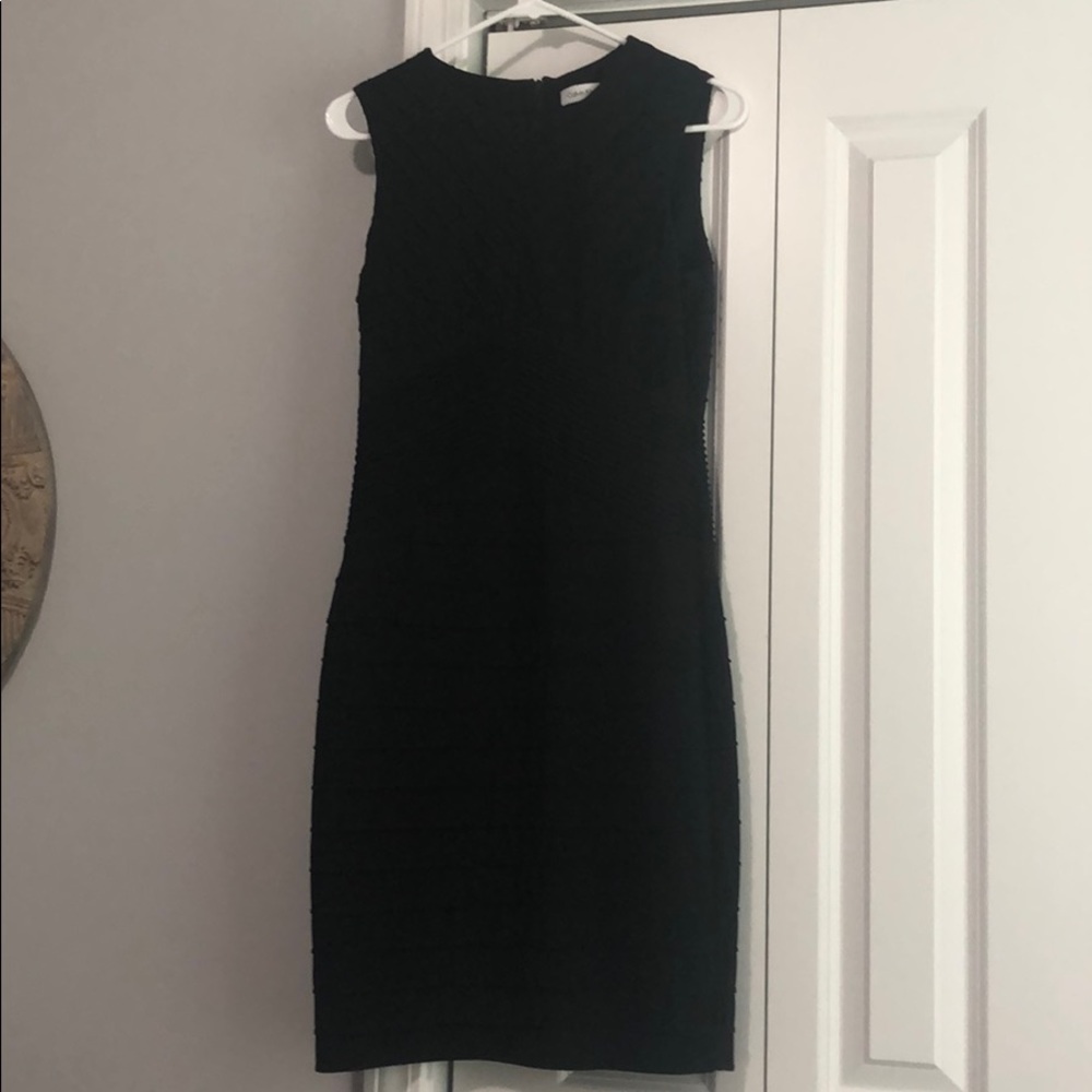 Sexy, fitted little black dress